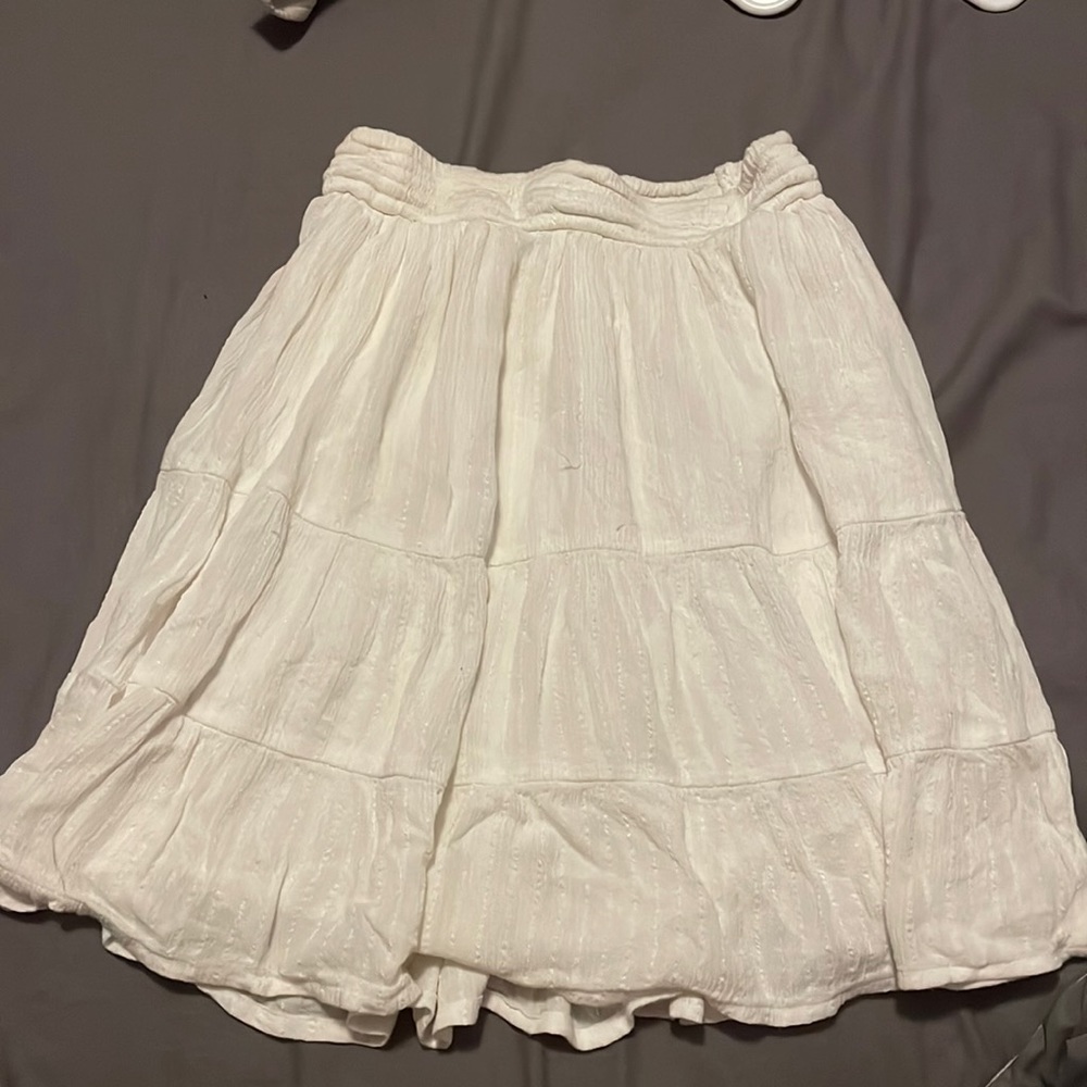 Hollister White Skirt